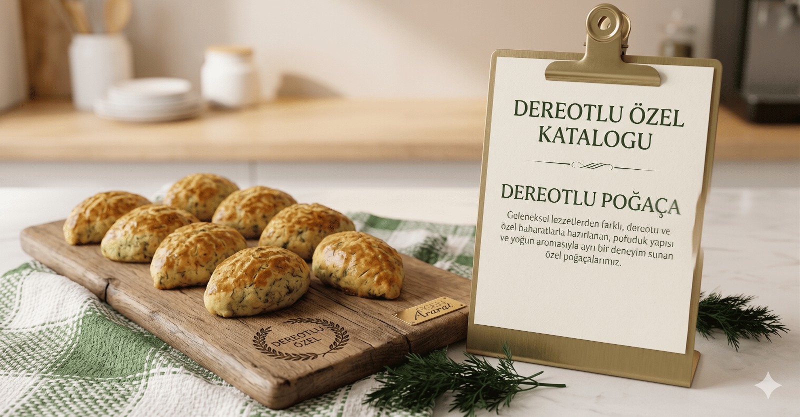 Dereotlu Poğaça