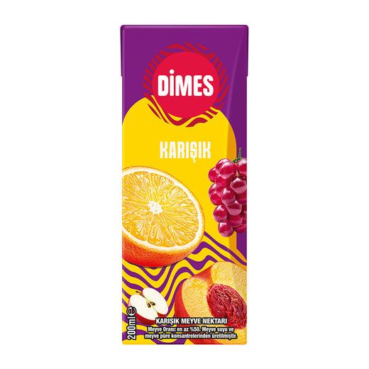 DİMES MEYVE SUYU KARIŞIK 200 mL