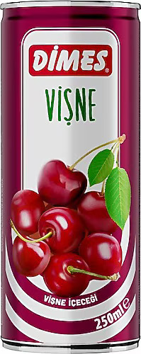 DİMES TENENEKE MEYVE SUYU VİŞNE 250 mL