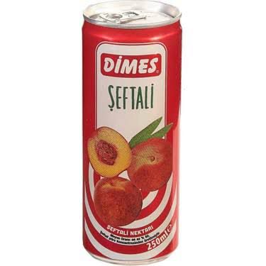 DİMES TENENEKE MEYVE SUYU ŞEFTALİ 250 mL