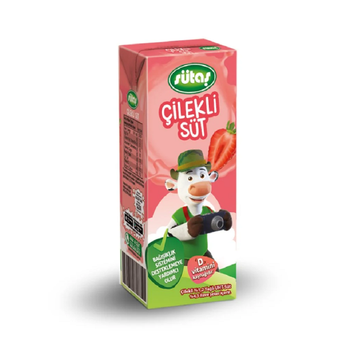İÇİM İÇİMİNO ÇİLEKLİ SÜT 180 Ml