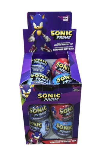 SONIC PRIME (NETFLIX): SÜRPRİZ SAPLI TOP / SAKIZ DOLGULU ŞEKER